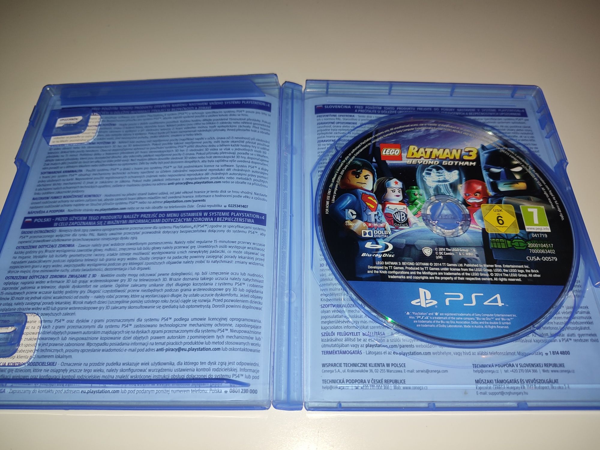 Gra Ps4 LEGO Batman 3 III PL gry PlayStation 4 Hit Smerfy Crash