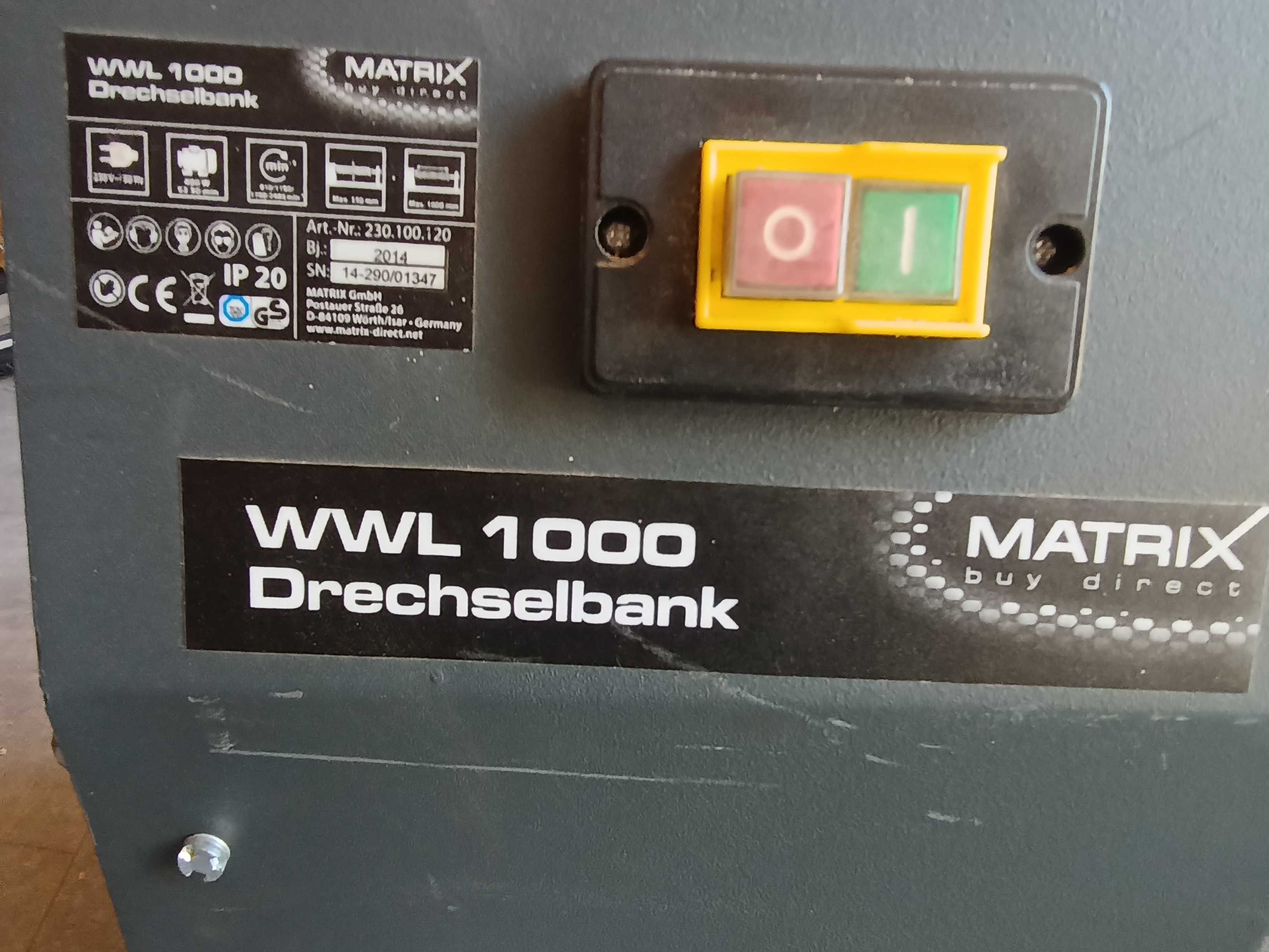 Tokarka do drewna ,230 volt, 100cm.