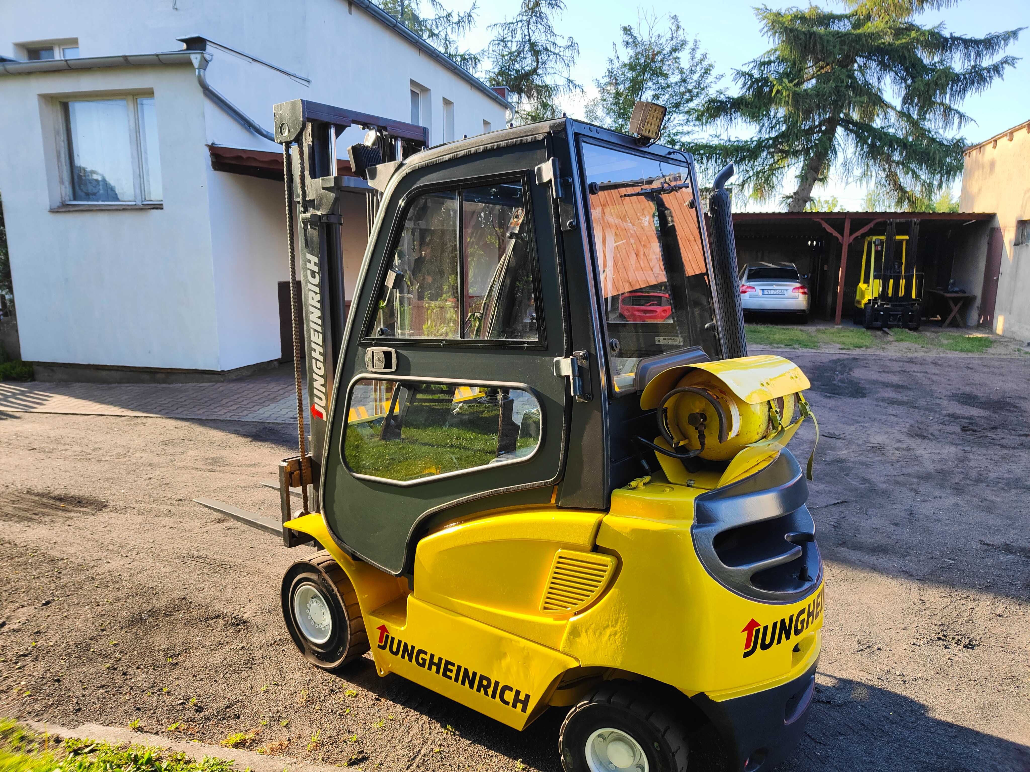 Wózek widłowy Jungheinrich TFG16AK przesuw, duplex, pełna kabina FV23%