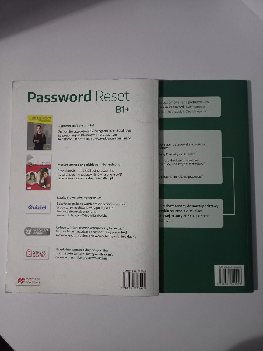 Password reset B1+