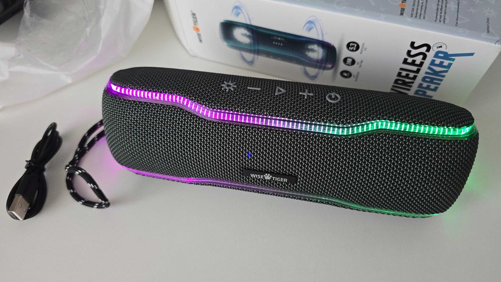 Колонка bluetooth wisetiger f10c ipx7 Dark Green