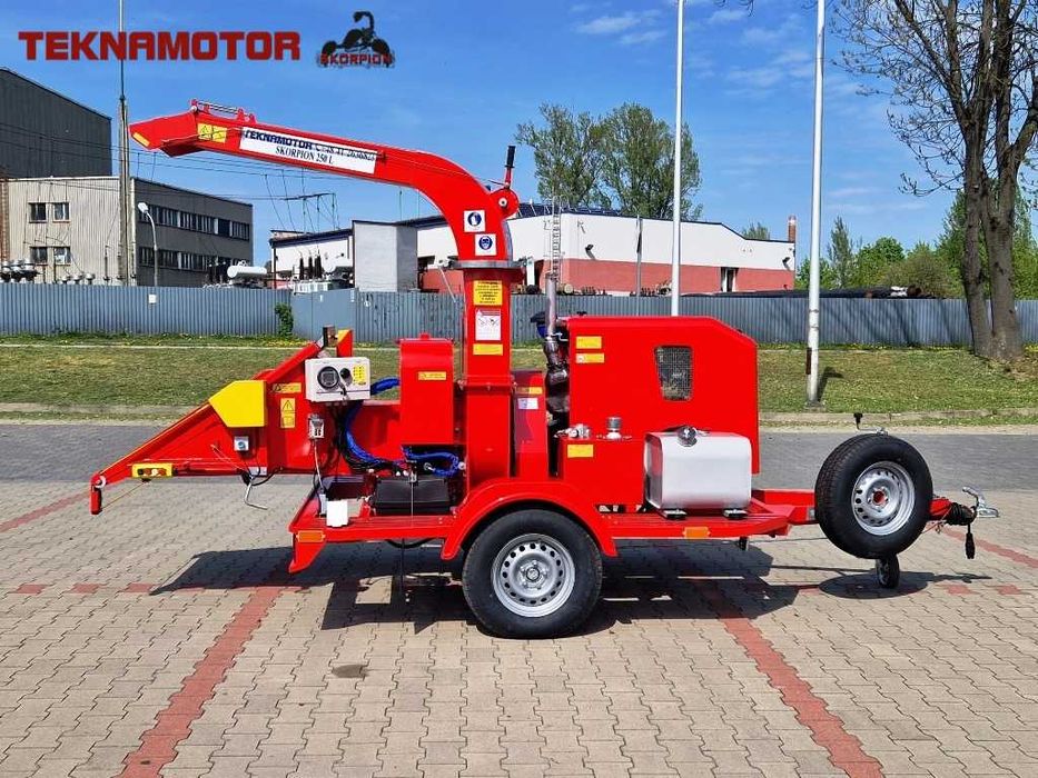 NOWOŚĆ rębak tarczowy do 220mm Skorpion 250L -TURBODIESEL- Teknamotor