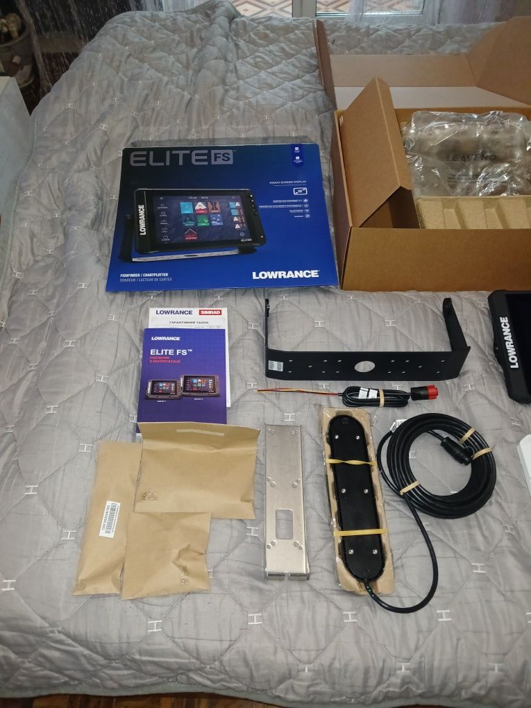 НОВИНКA!!! Эхолот Lowrance ELITE FS 12 Active Imaging 3-in-1