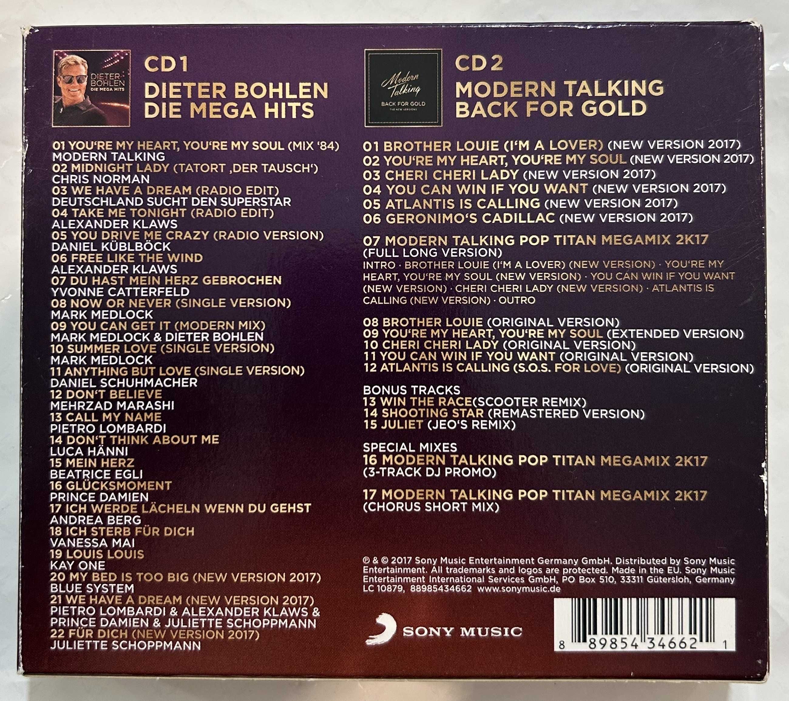 Dieter Bohlen Die Mega Hits 2CD Modern Talking używana stan bdb BOX