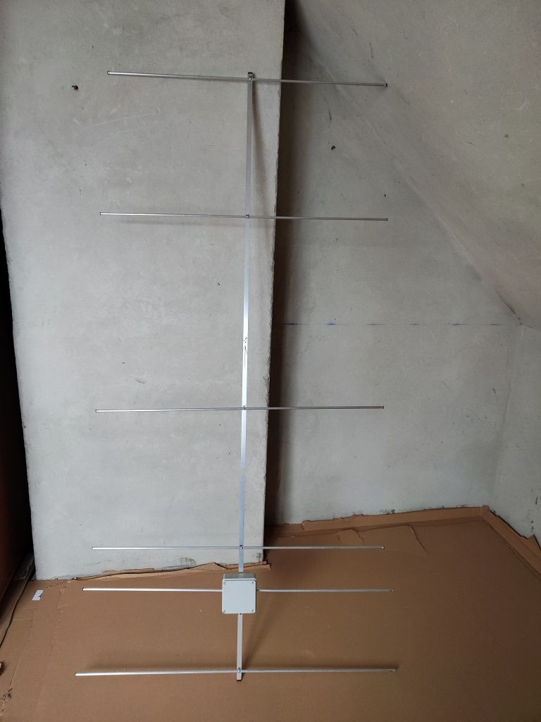 Yagi 6 elementów 144mhz pasmo 2m antena