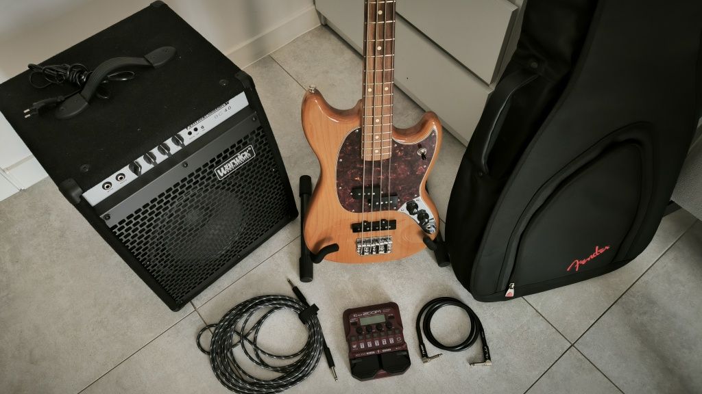 Gitara fender bass combo zestaw