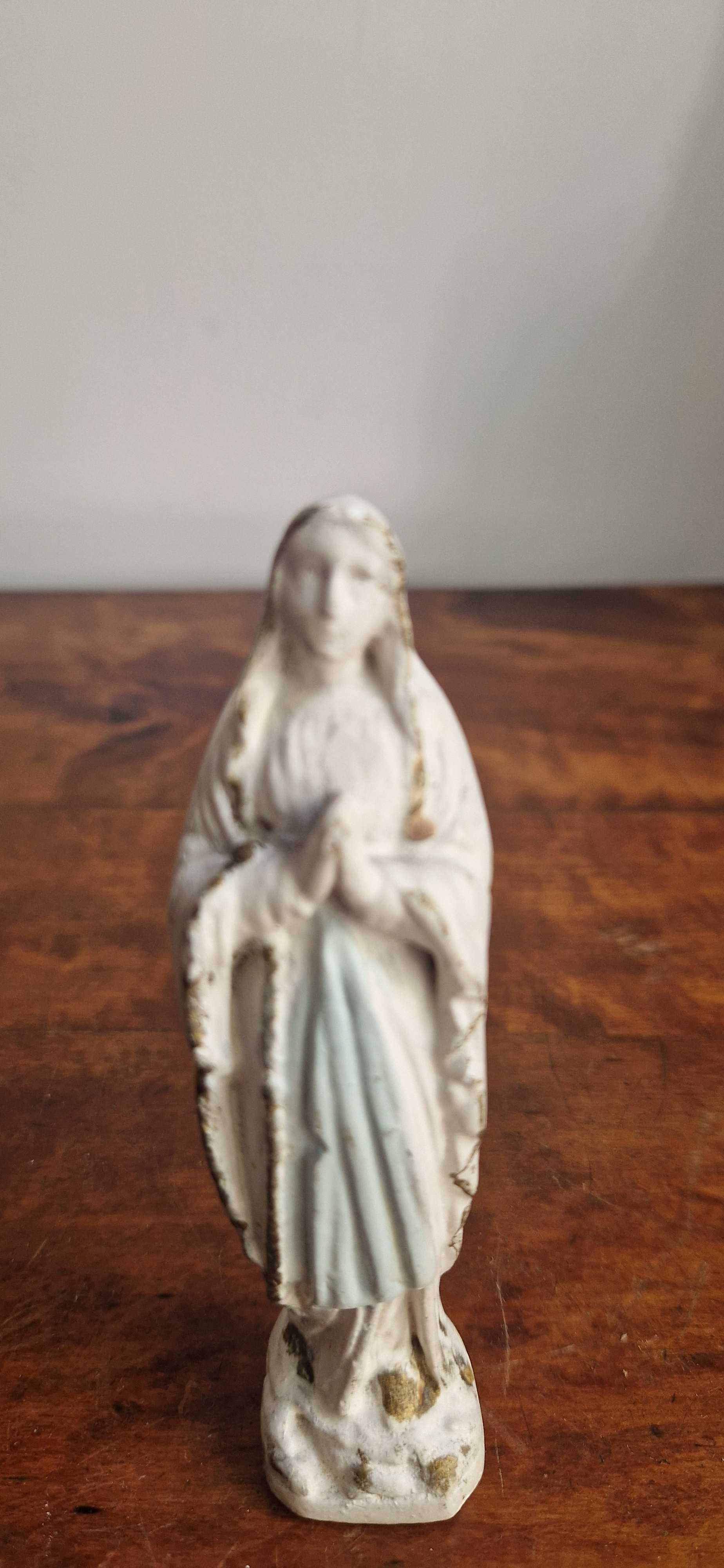 Stara figura dewocjonalia Maryja Madonna przedwojenna antyk Francja