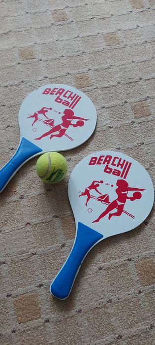Пластиковые ракетки + мячик для тенниса