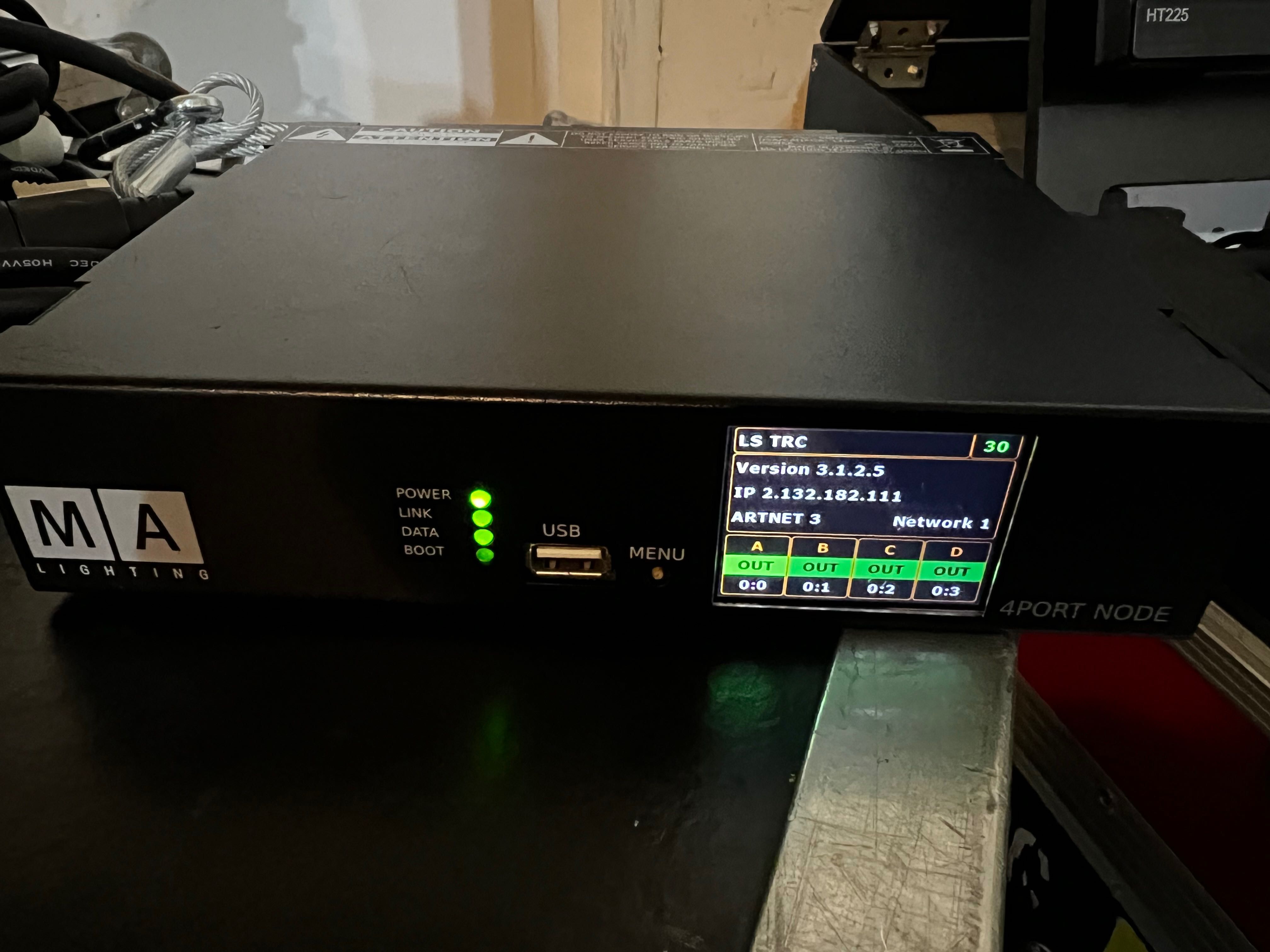 MA Lighting MA2 4port Node - FV super stan! (nie 2port node)