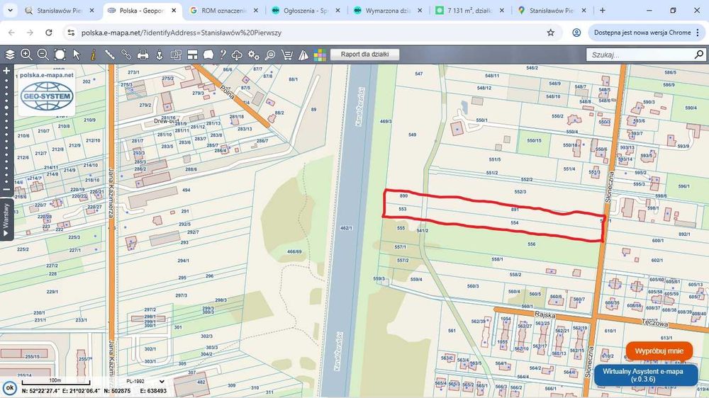 Dziaka Rolno-Budowlana Stanisławów Pierwszy