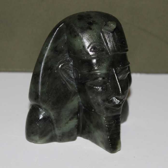 Popiersie figurka - EGIPT - ZIELONY ONYX