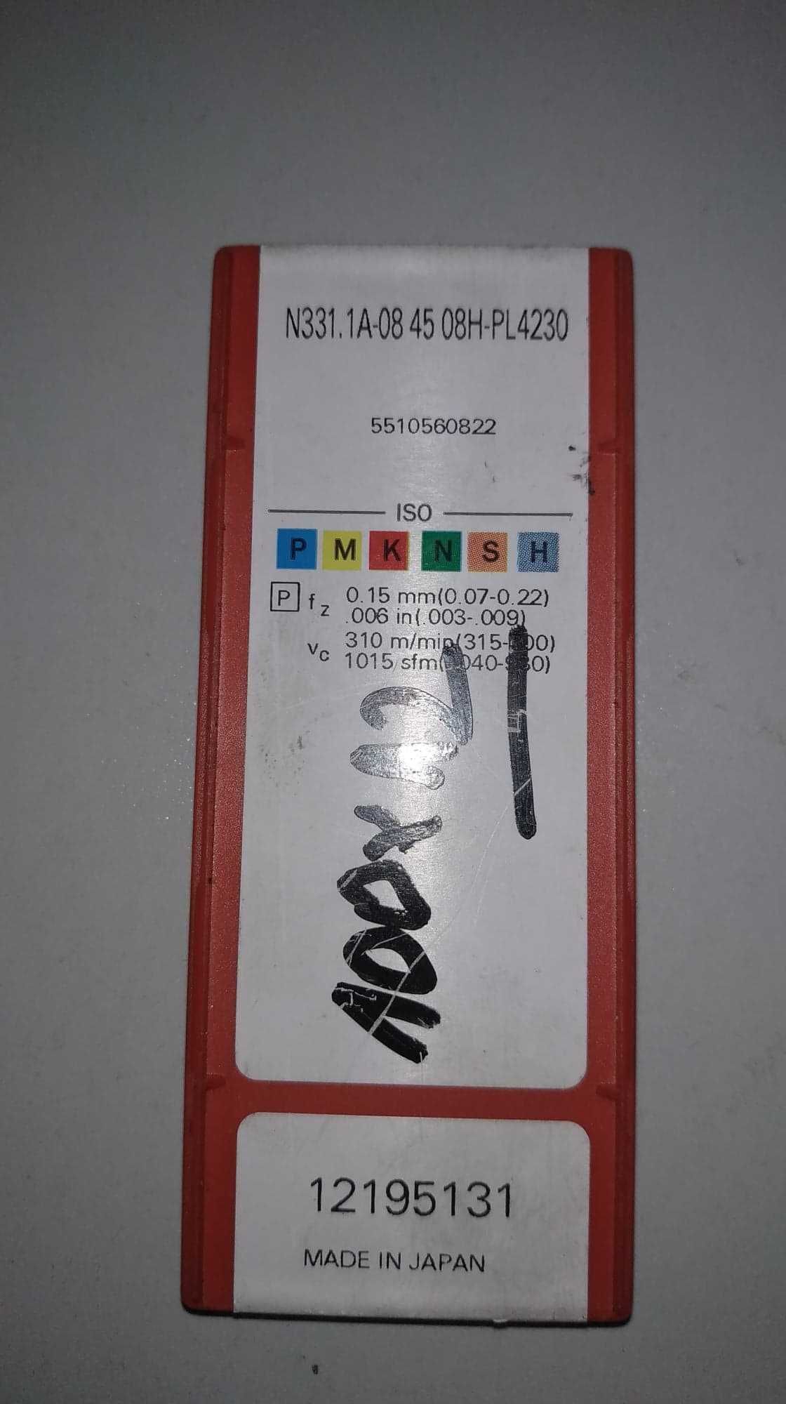Płytki firmy Sandvic N331.1A-08 45 08H-PL4230 - Nowe.