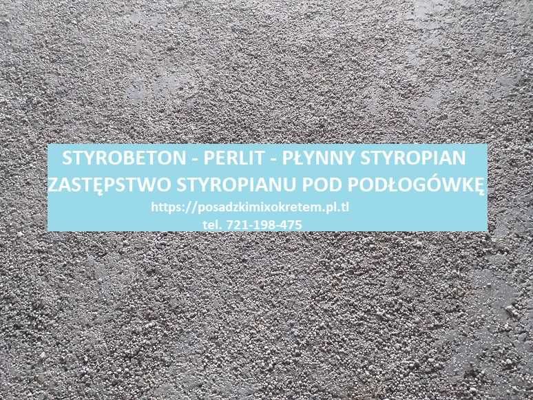 Posadzki mixokretem / wylewki betonowe/ kucie / izolacje / styrobeton