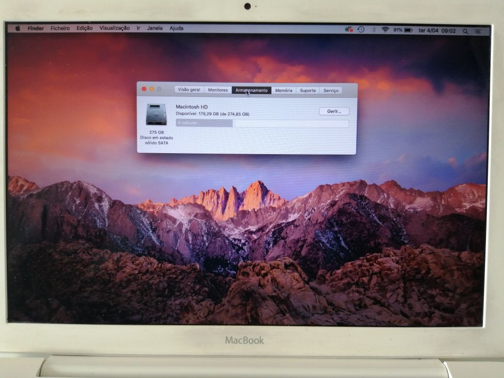 Macbook 6.1 de final de 2009