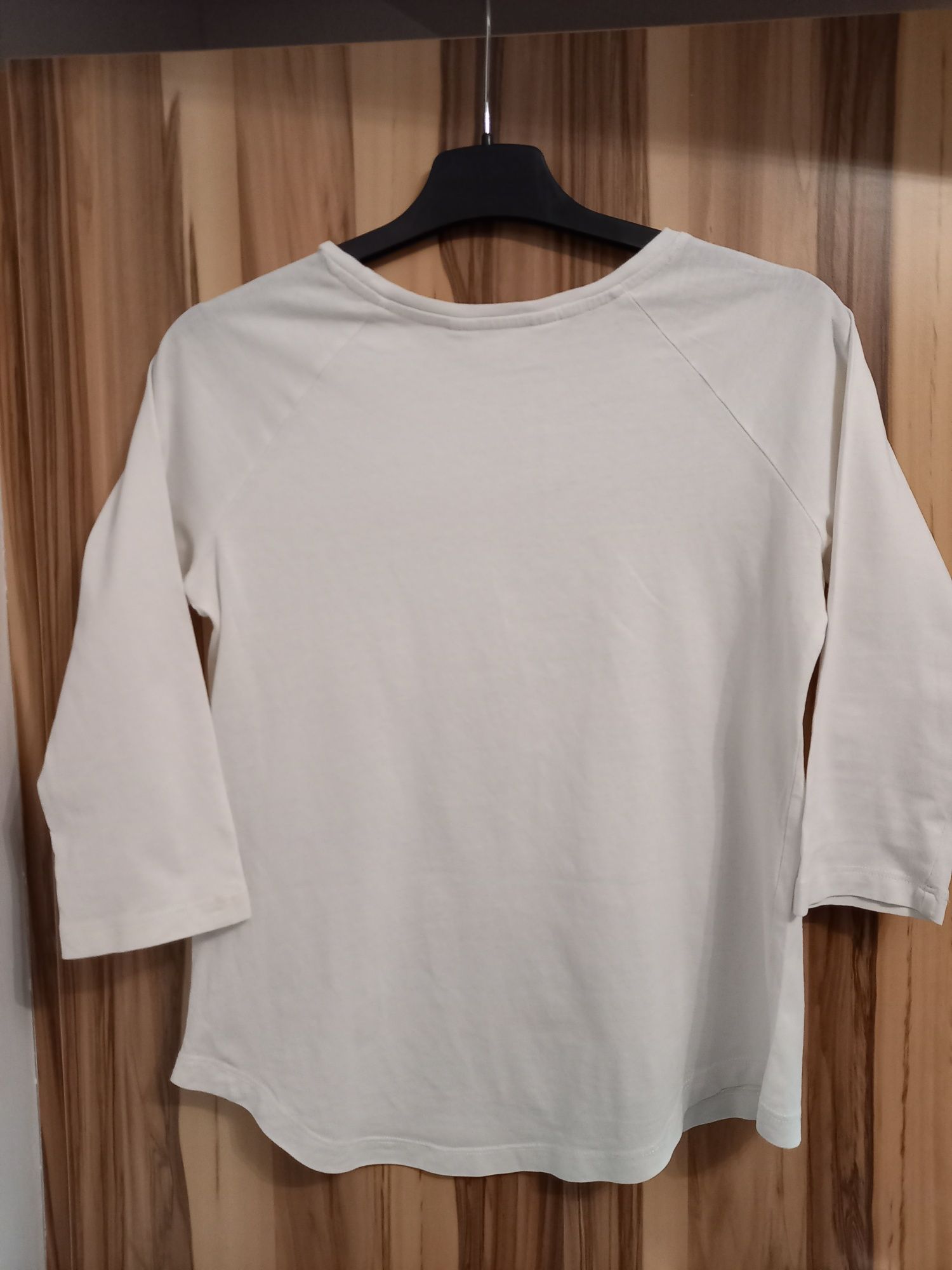 Bluzka H&M, bawełniana, rękaw 3/4, 146-152 cm, 10-12 lat