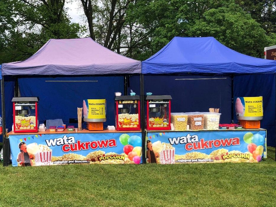 wata cukrowa popcorn blender bike wynajem maszyn obsługa eventu imprez