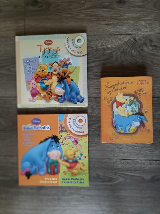 Zestaw książeczek Kubuś Puchatek 3 szt