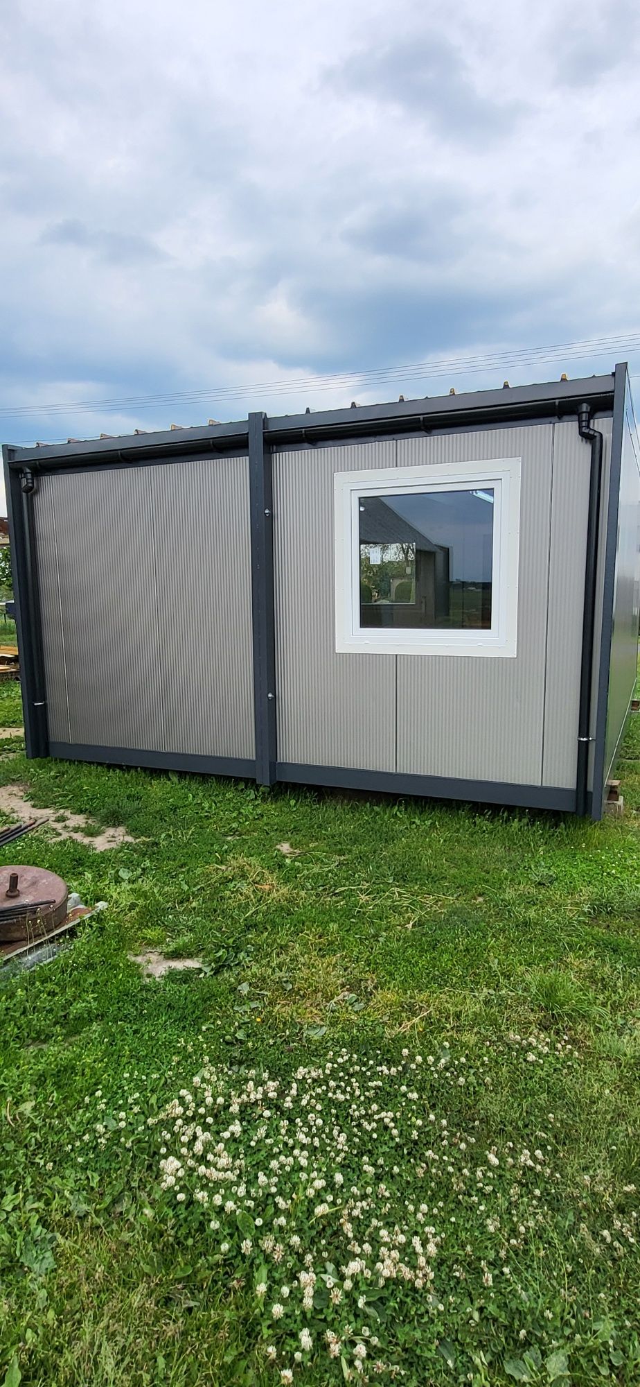 Kontener Biurowy Duo Socjalny Budowlany Pawilon Domek 30m2