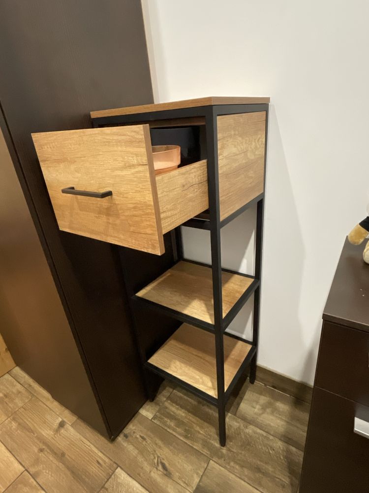 Szafka loft metalowa z szufladą