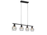 Lampa sufitowa loft 4x NARDA, metalowe koszyki