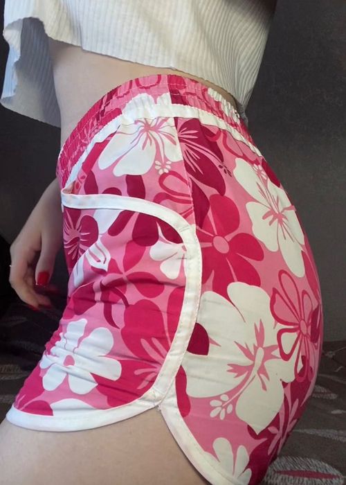 Тканинні шорти в принт