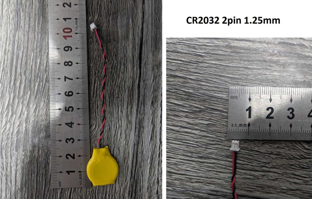 Батарейки BIOS CR2032 2pin 2pin 1,25mm /CR2032 3V 3pin/ CR1220 БІОС