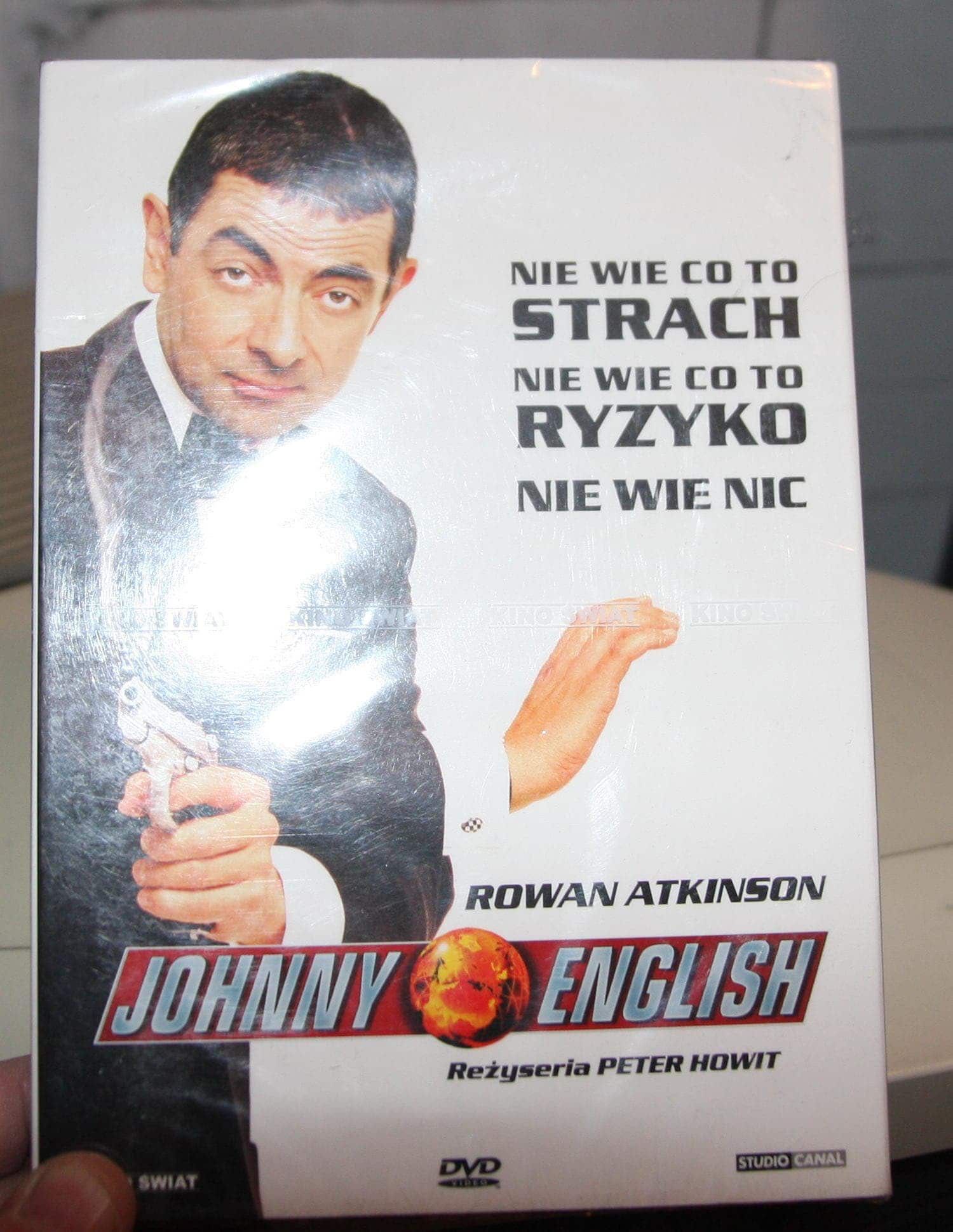 DVD Jonny English ( Rowan Atkinson) Nie wie co to strach i ryzyko nr 2