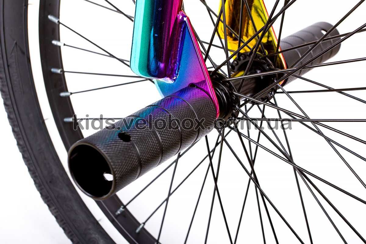 велосипед трюковий BMX БМХ для підлітка трюковий 20 Crosser Rainbow