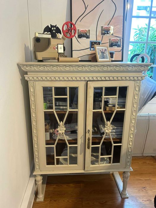 Conjunto 2 cristaleiras vintage clássicas