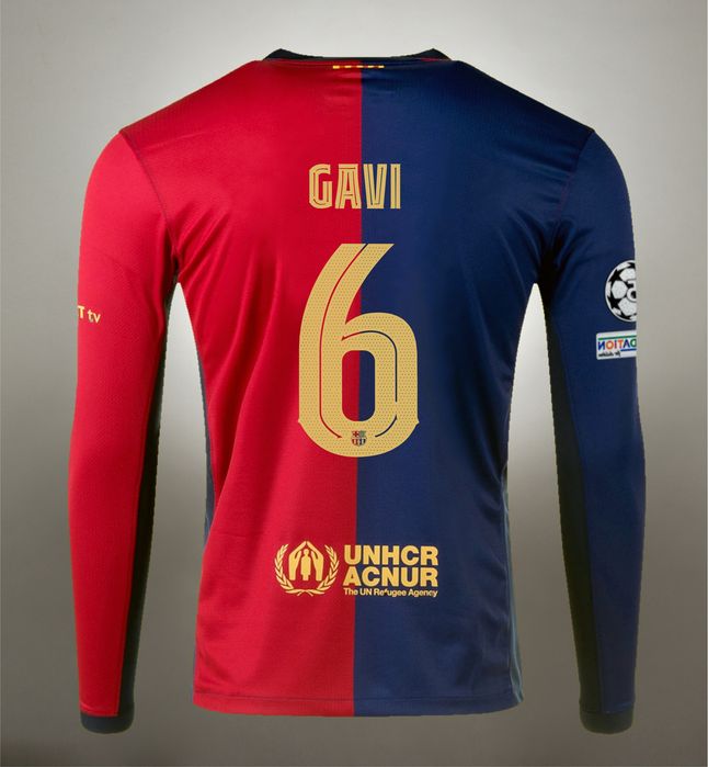 Koszulka FC Barcelona 24/25 LM domowa longsleeve GAVI 6 r. XL 48h