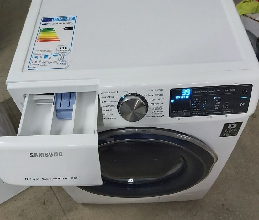 Стиральная машина Самсунг Samsung WW6800 WW8TM642OPW 8кг А+++ Wi-Fi