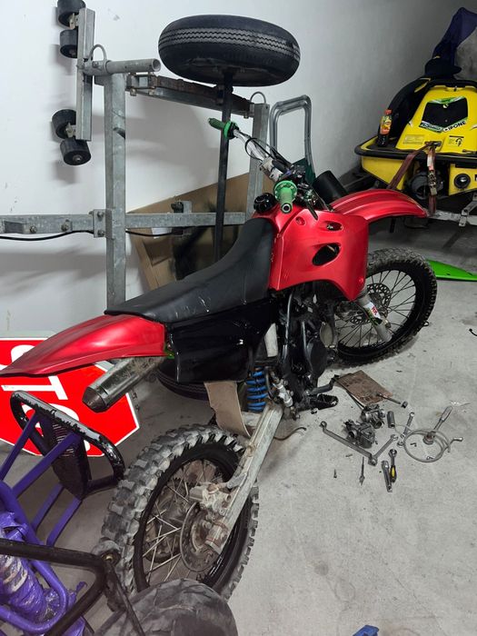 Kawasaki kx 80 com motor dt lc