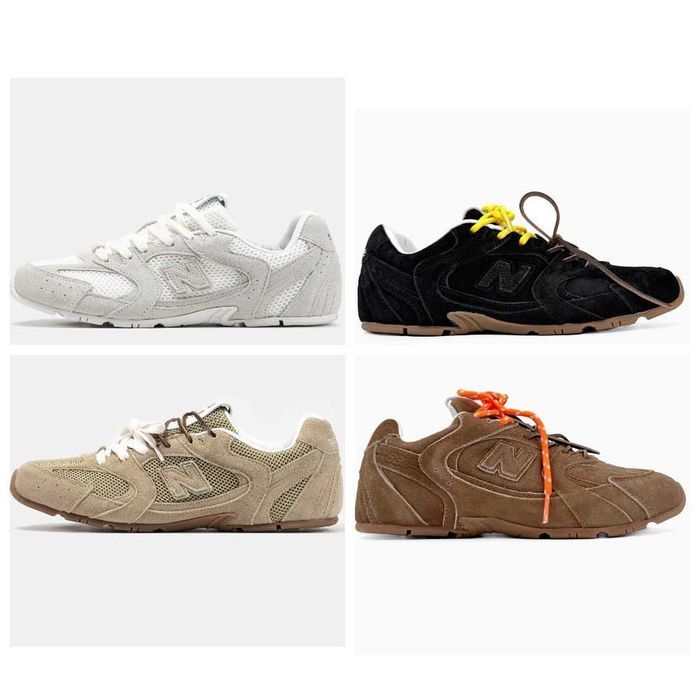 Замшевые кроссовки New Balance x Miu Miu 530 нью беланс 530 х Миу Миу