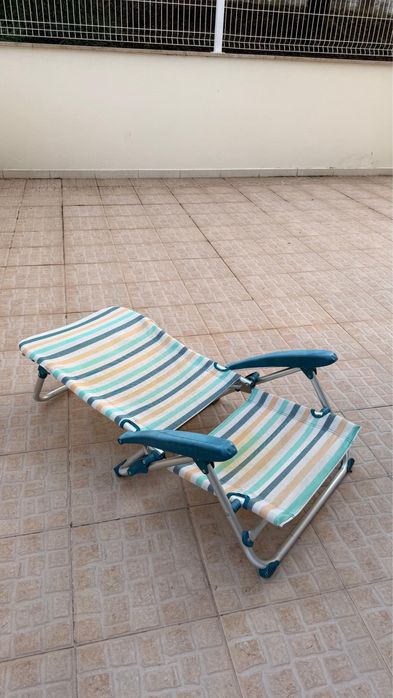 Cadeira praia reclinavel