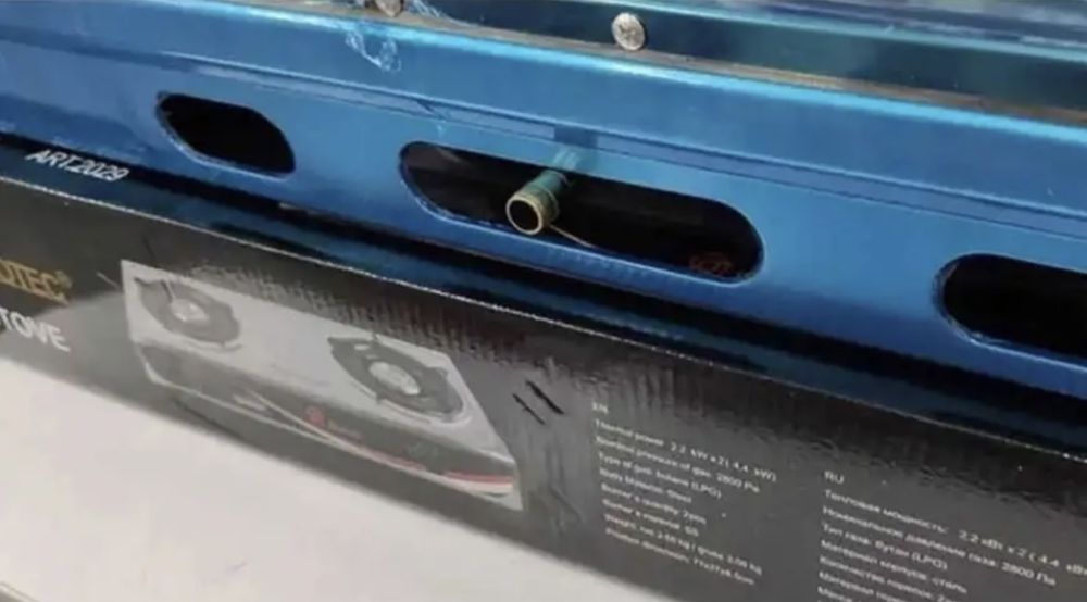 Газова плита Domotec MS-6606 дві конфорки, 2,2 кВт х 2 таганок газовый