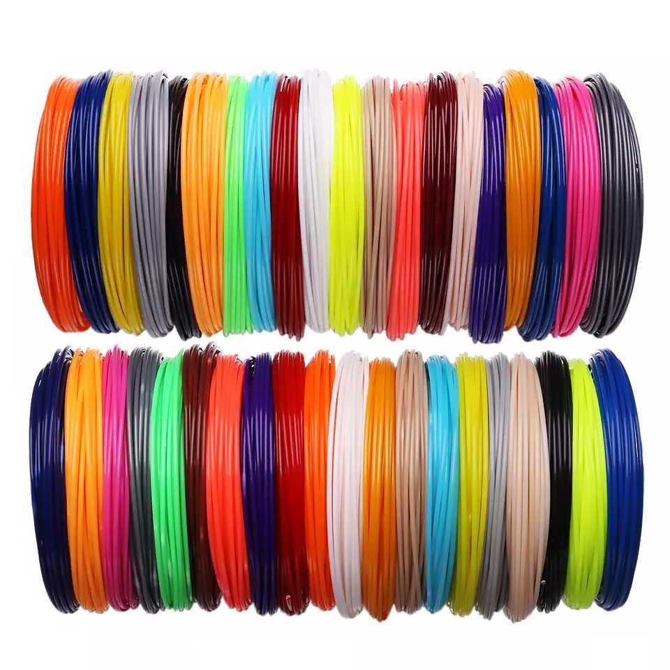 Wkład do długopisu 3D filament PLA dużo kolorów 100m x10 zestawów