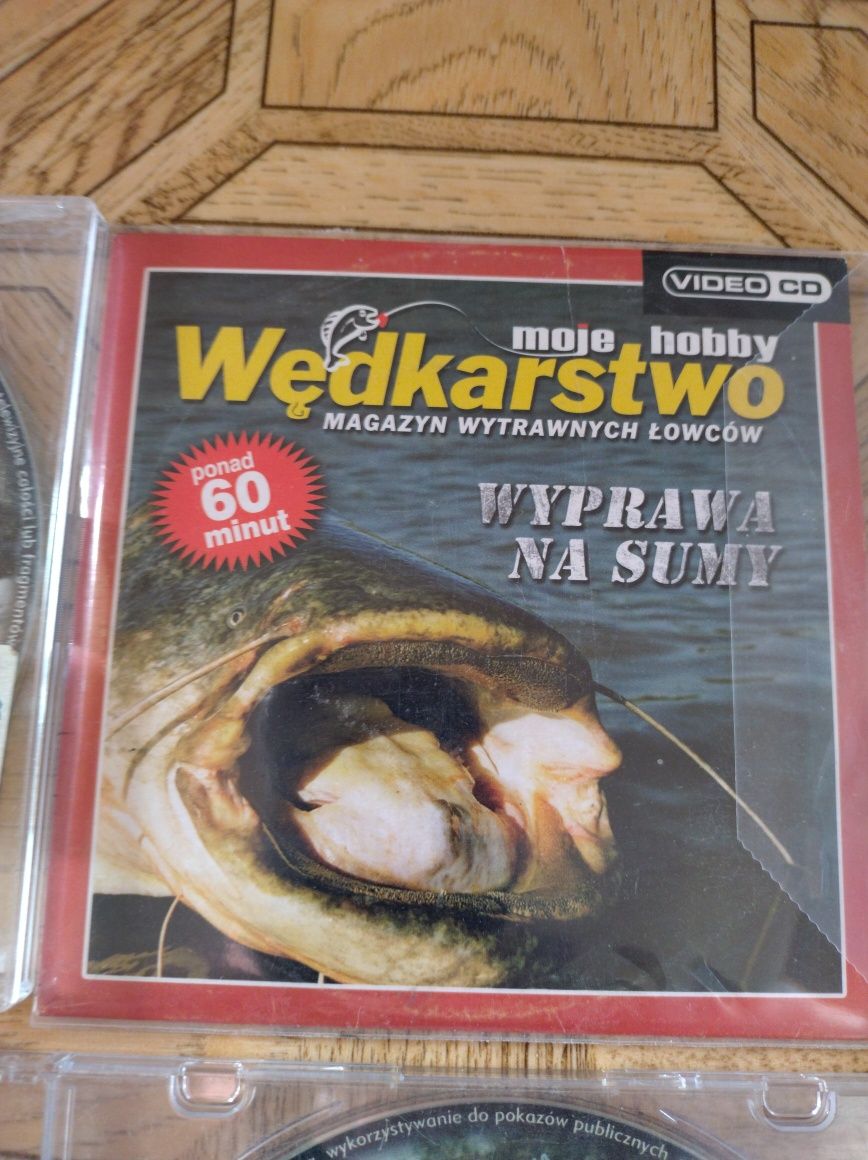 Wędkarstwo Płyty DVD CD VCD zbiór