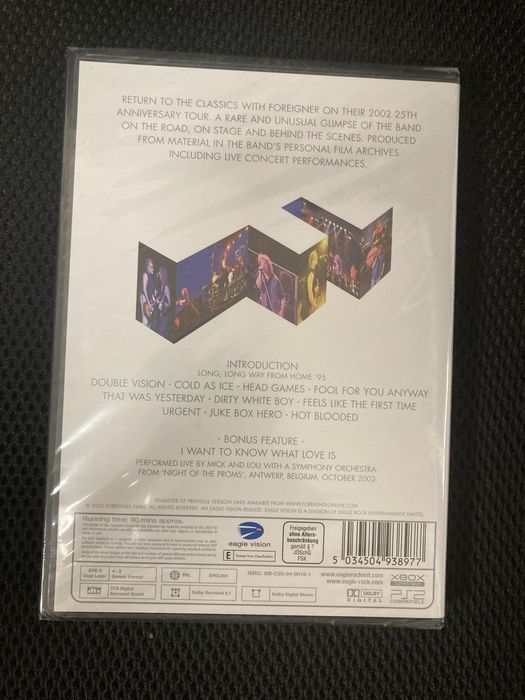 DVD Foreigner In Concert, Selado