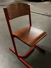 Krzesło szkolne krzesełko dla dziecka metalowe niskie