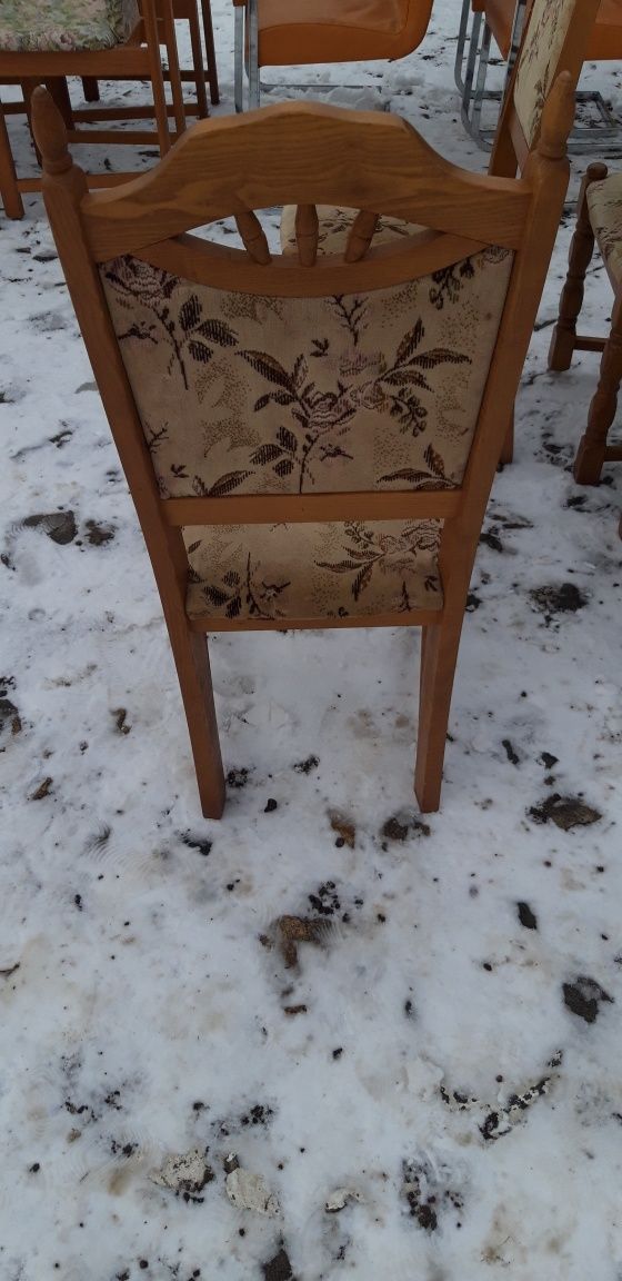 Krzesła drewniane 5 sztuk
