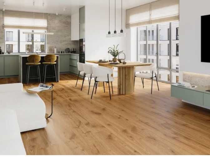 Panele winylowe Dąb Imbirowy z podkładem BARLINEK