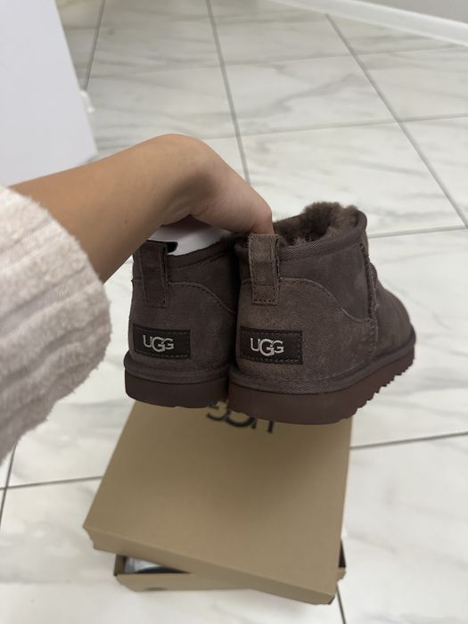 Оригінал! Шоколадні угги ugg classic ultra mini 37(23.5см),38(24.5 см)