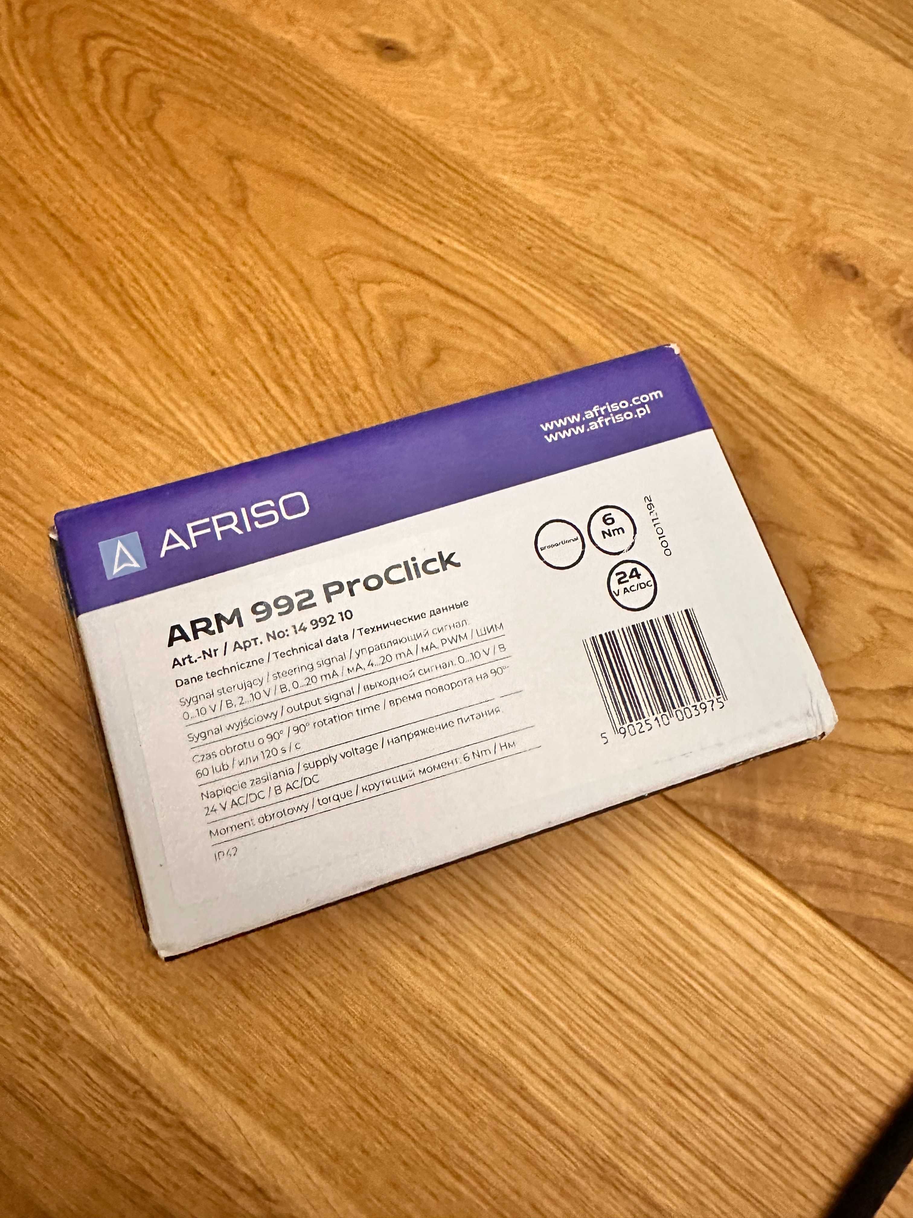 Siłownik termoelektryczny do zaworów miesz. ARM 992 Proclick AFRISO