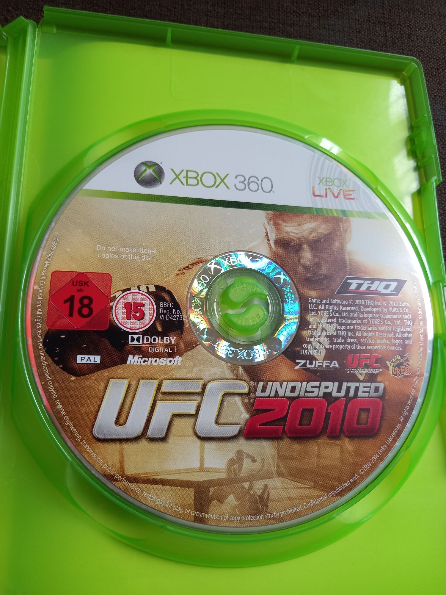Gra UFC Undisputed 2010 na konsolę xbox 2010