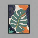 monstera plakat do pokoju, obraz do salonu, plakat kwiat monstera