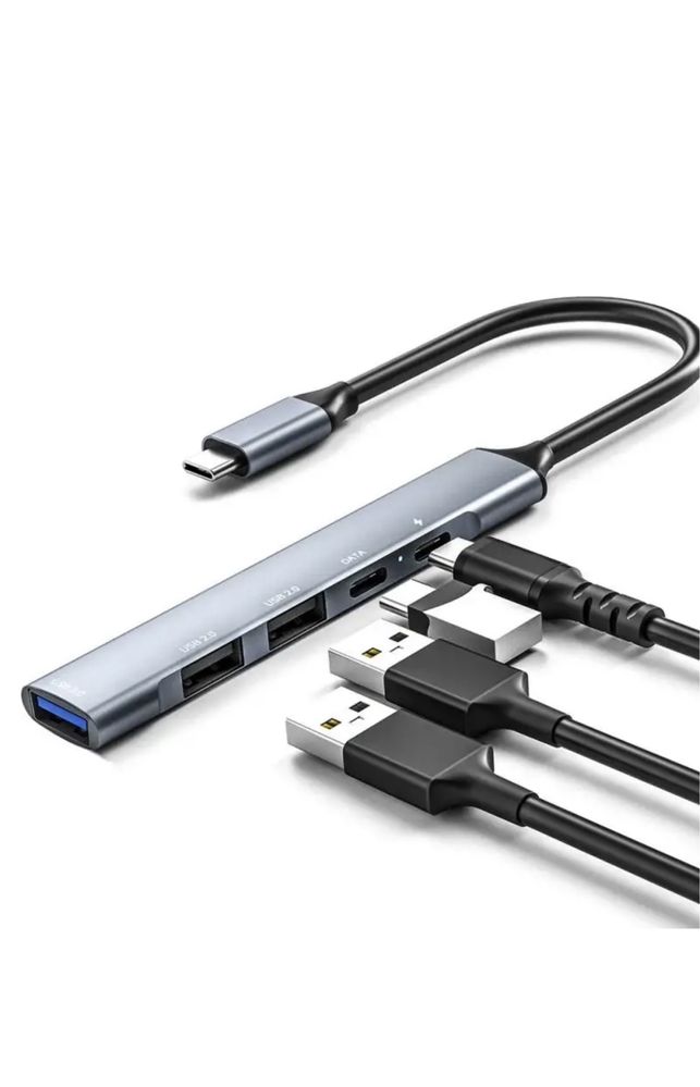 OTG тройник USB C Type-C