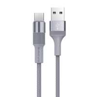 Borofone Kabel Bx21 Outstanding - Usb Na Typ C - 3A 1 Metr Szary