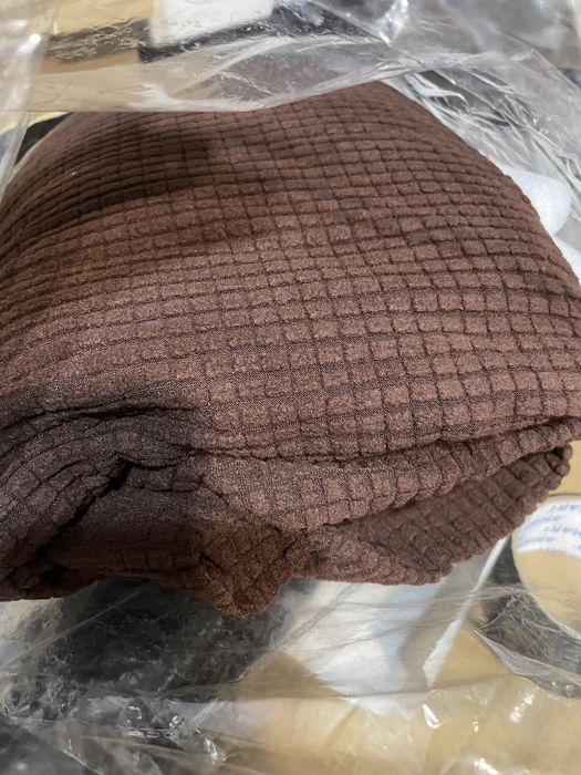 Pokrowiec na fotel ciemny brąz S