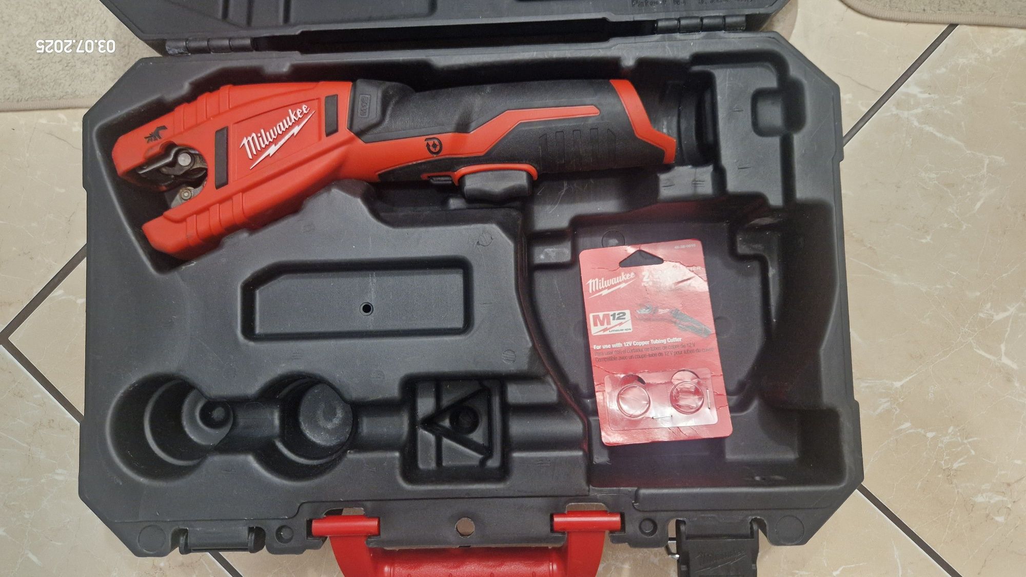 Milwaukee C12 PC M12 obcinak do rur miedzianych 2024r