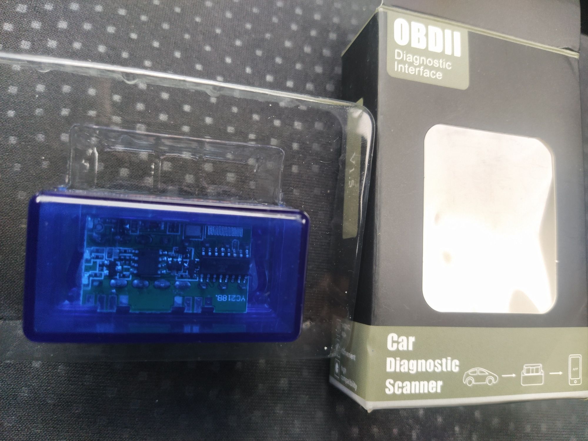 Діагностичний авто сканер ELM 327 OBD2 v.1.5 Bluetooth